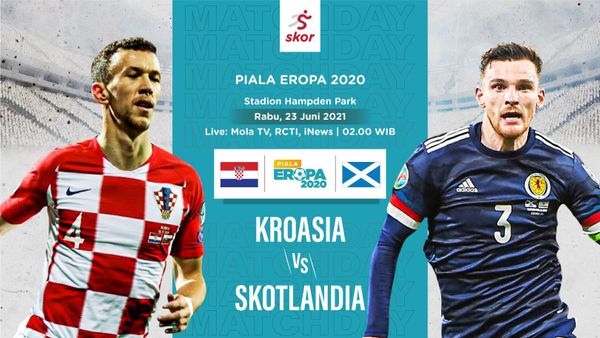 Euro 2020: Laga Hidup Mati Kroasia Vs Skotlandia