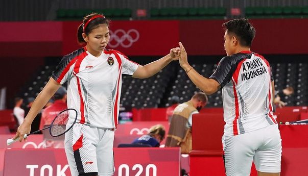 Cetak Sejarah! Greysia Polii/Apriyani Rahayu Persembahkan Medali Emas Pertama untuk Indonesia
