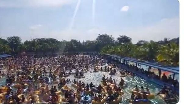 Viral Pesta Kolam Renang di Deli Serdang saat Pandemi, Wahana Tak Ditutup