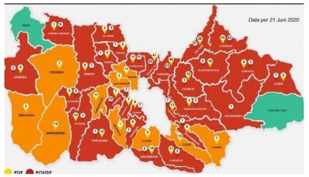 Berita Bogor: Dua Kecamatan Zona Hijau Covid-19