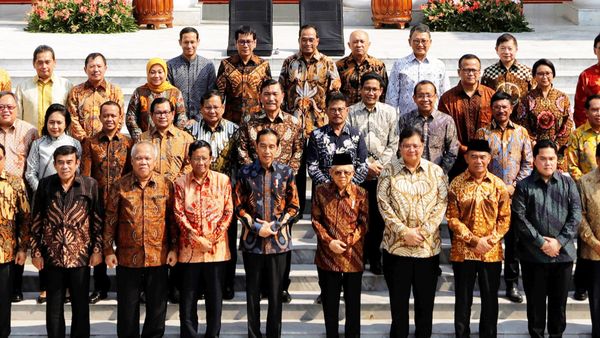 Susunan Menteri Kabinet Indonesia Maju 2019-2024