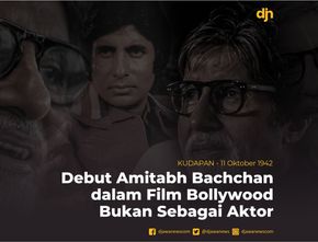Debut Amitabh Bachchan dalam Film Bollywood Bukan Sebagai Aktor