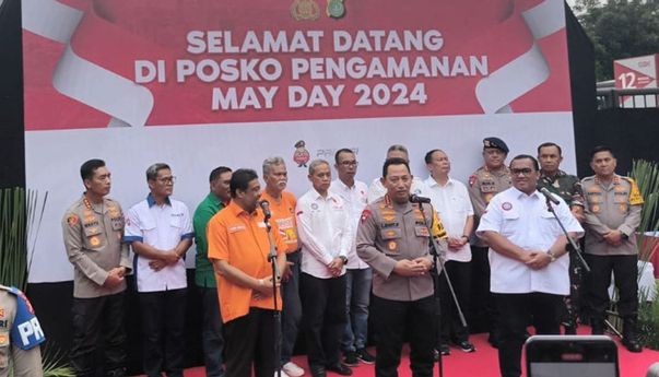 Momen May Day, Kapolri Angkat Presiden KSPSI Sebagai Staf Ahli