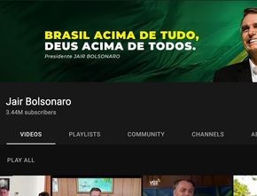 YouTube Hapus Video dari Channel Presiden Brasil Jair Bolsonaro Dianggap Sebar Hoaks