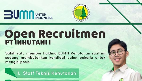 Lowongan Kerja Sarjana Kehutanan: PT Inhutani I untuk Jawa, Kalimantan, Sulawesi