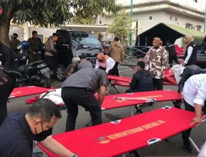 Kemensos Siapkan1.000 Tenda Besar di 7 Kecamatan di Cianjur, Antisipasi Adanya Gempa Susulan