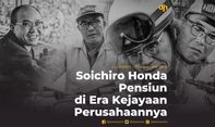 Soichiro Honda Pensiun di Era Kejayaan Perusahaannya