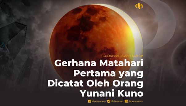 Gerhan Matahari Pertama yang Dicatat Oleh Orang Yunani Kuno
