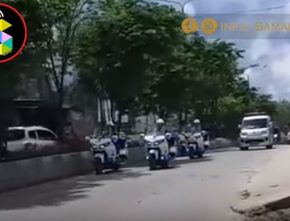 Viral Rombongan Presiden Jokowi di Samarinda Disalip Ambulans Bawa Pasien HB 5,3