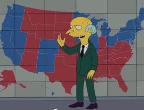 Serial Kartun The Simpsons Lagi-lagi Sudah Ramalkan Peta Pilpres AS 2020, Akurat?