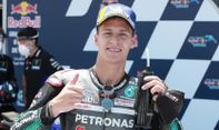 Satu Podium dengan Rossi di MotoGP Andalusia, Fabio Quartararo Pamer Foto Masa Kecil Bersama The Doctor