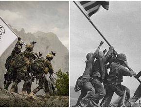Bikin Gambar Pengibaran Bendera Mirip di Iwo Jima, Badri 313 Ejek AS