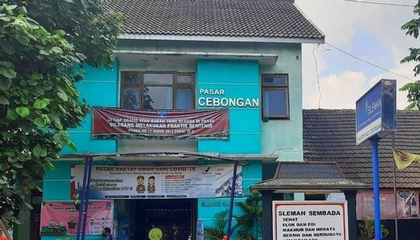 Waduh! Pasar Cebongan Sleman Jadi Klaster Baru, 19 Orang Dikonfirmasi Positif Covid-19