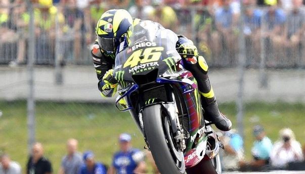 MotoGP Emilia Romagna: Yamaha Khawatirkan Kecepatan Valentino Rossi