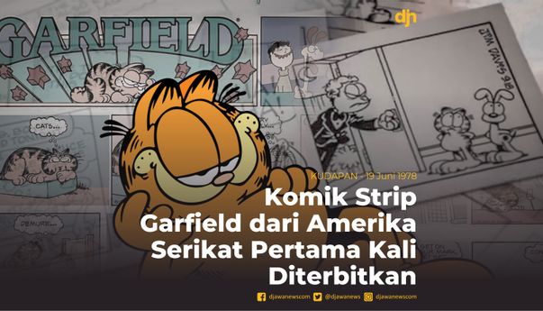 Komik Strip Garfield dari Amerika Serikat Pertama Kali Diterbitkan