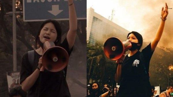 Pesona Nabila Syadza, Orator Cantik yang Lantang Tolak UU Cipta Kerja saat Aksi di Makassar