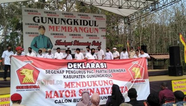 Berita Jogja: Merasa Dibohongi Gerindra Pusat, 13 PAC Gunungkidul Tak Mau Dukung Sutrisna-Mahmud