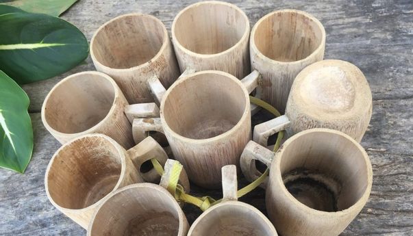 Inspiratif! Ini Cara Membuat Gelas dari Bambu yang Mudah dan Unik