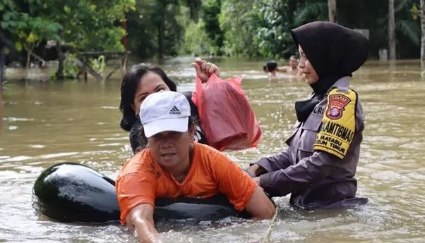 Sungai Kahayan dan Rungan Meluap, 16 Kelurahan di Palangka Raya Terendam Banjir