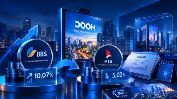 Prambanan Investasi Lepas Saham DOOH Rp179,85 Miliar, Investor Kuasai 10,07%