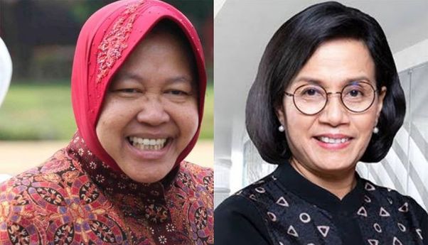 Hasil Survei Indikator Politik Indonesia Sebut Risma dan Sri Mulyani Menteri dengan Kinerja Terbaik
