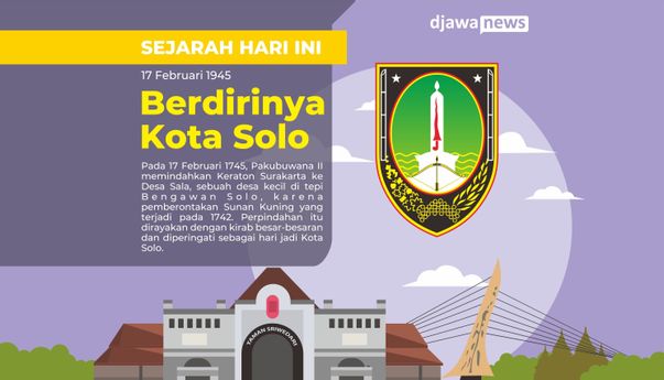 HUT Solo ke-275: Yuk Telusuri Sejarah Berdirinya Kota Surakarta Ini