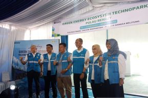 Mantep! PLN Resmikan Green Energy Ecosystem Technopark (GEET) Pulau Rengit untuk Listrik Hijau 24 Jam