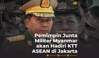 Pemimpin Junta Militer Myanmar akan Hadiri KTT ASEAN di Jakarta