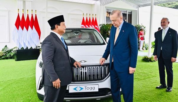 Erdogan Beri Hadiah Mobil Listrik Buatan Turki ke Prabowo