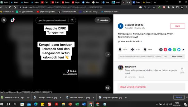 Rekaman Suara Ancaman Anggota DPRD Tanggamus ke Ketua Kelompok Tani Hutan Viral di Medsos
