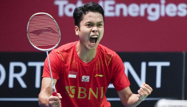 Bermain Cantik Anthony Sinisuka Ginting Babat Habis Lu Guang Zu Pada Final Thomas Cup 2020
