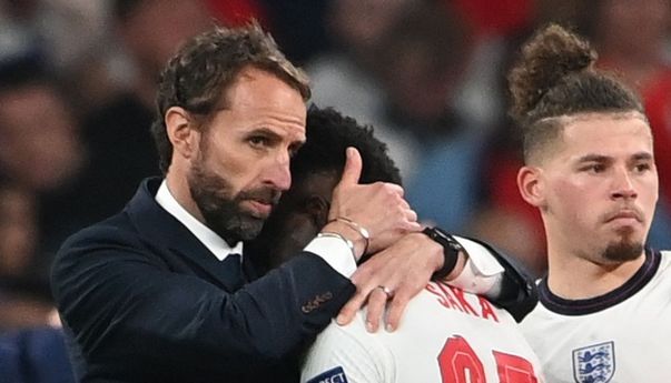 Southgate Ungkap Kenapa Sancho dan Saka Gagal Cetak Gol di Adu Penalti Final Euro 2020