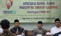 Gus Hilmy Berikan Apresiasi Kepada Para Juara Porseni NU Tingkat Nasional 2023