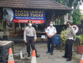 Buntut Bom Makassar, Polres Bantul Perketat Keamanan Gereja Setempat