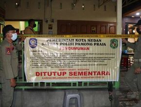 Tim Patroli Prokes Segel Restoran M 2000 yang 'Lawan' Aturan Bobby Nasution