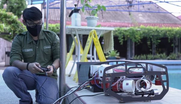Membanggakan! Mahasiswa PCR Riau Berhasil Ciptakan Robot Bawah Air, Apa Fungsinya?