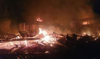 Kebakaran Pemukiman di Rejang Lebong Hanguskan 16 Rumah Warga
