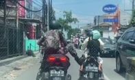 Usai Viral, Anggota Kopasgat TNI AU Tendang Motor Minta Maaf