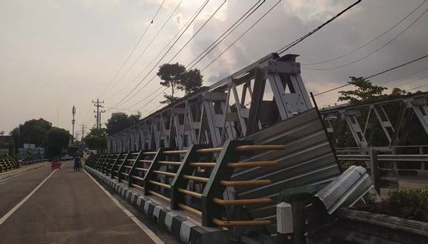 Jembatan Baru Depan Gembira Loka Zoo Gagal Diuji Coba, Ini Sebabnya