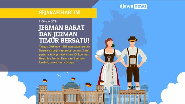 3 Oktober, Kekuatan Rakyat Menyatukan Jerman Barat dan Jerman Timur