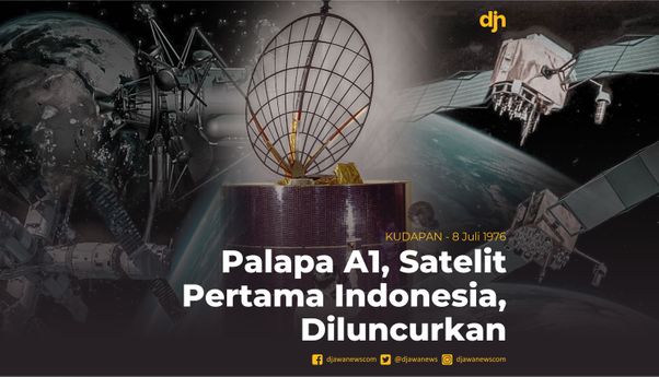 Palapa A1, Satelit Pertama Indonesia, Diluncurkan