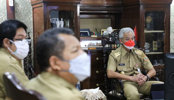 Ganjar Pranowo Minta Aplikasi Peduli Lindungi Terus Disosialiasikan