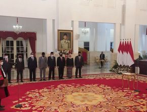 Sah! Presiden Jokowi Lantik Guntur Hamzah Jadi Hakim MK Gantikan Aswanto