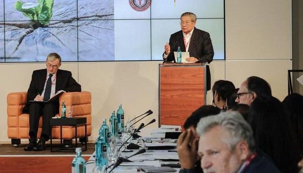 Di Berlin SBY Ajak Para Pemimpin Dunia Bersatu Hadapi Krisis Global, Singgung Keberhasilan G20 Tahun 2008