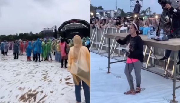 Mbak Rara Pawang Hujan Gagal Amankan Konser, Netizen: “Dukun Palsu!”