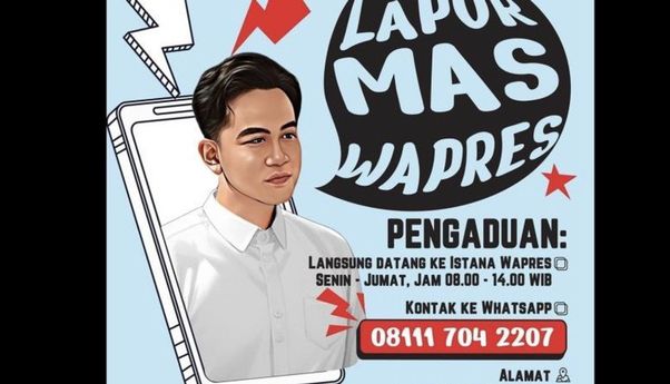 Mulai Hari Ini Gibran Buka Layanan Pengaduan Masyarakat, Bisa Langsung ke Istana atau Lewat WhatsApp