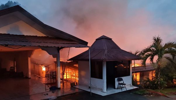 Kebakaran Rumah Dinas Kapolda Papua, Sempat Terdengar Suara Ledakan