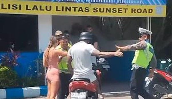 Bule Inggris di Bali yang Viral Lawan Polisi Saat Ditegur Akhirnya Ditangkap Polisi