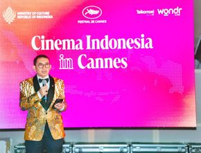 Indonesian Cinema Night di Cannes 2025, Menbud Ajak Para Sineas Dunia Bikin Film di Indonesia