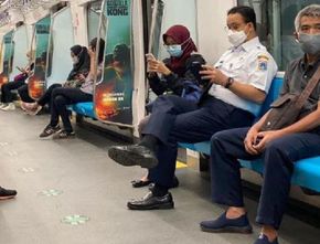 Viral Anies Dicuekin Penumpang MRT, Geizh Chalifah Langsung Angkat Suara